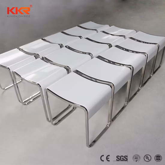 Solid Surface Stone Resin Acrylic Shower Stool