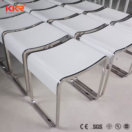 Solid Surface Stone Resin Acrylic Shower Stool