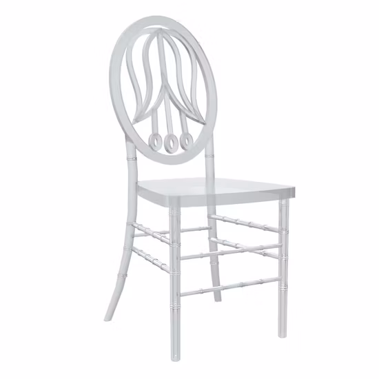 Restaurant Banquet Furniture Plastic Chiavari Tiffany Napoleon Banquet Milky White Black Clear Resin Crystal Acrylic Bella Princess Wedding Dining Chair