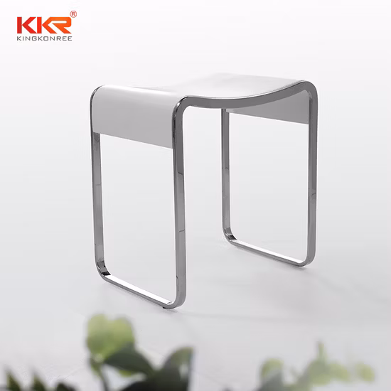 Bathroom Solid Surface Acrylic Shower Bath Stool