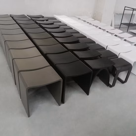 Modern Solid Surface Stone Resin White Color Luxury Stain